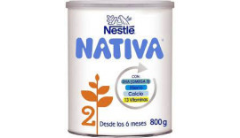 Суха молочна суміш з 6 місяців Nestlé Nativa 2, без пальмової олії, 800г