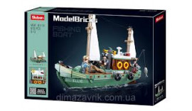 Конструктор Sluban Model Bricks Рибальський човен 610 деталей (M38-B1119)  6+