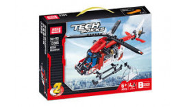 Конструктор JiSi Bricks (Decool) аналог LEGO 42092 Рятувальний вертоліт (2 в 1) 13385 6 + 344 дет