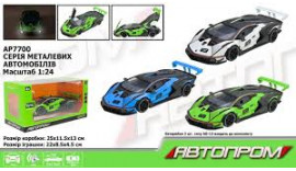 Модель автомобіля "Lamborghini" АВТОПРОМ AP7700(White) масштаб 1:24