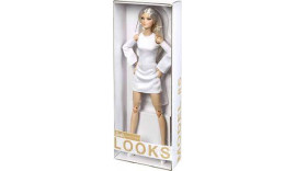 Лялька Барбі колекційна Висока платинова блондинка Barbie Signature Looks Doll, Tall Blonde #6 Mattel.