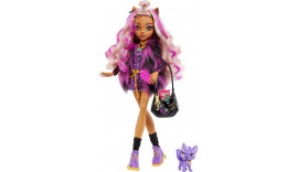 Лялька Монстер Хай Клодін Вульф Monster High Clawdeen Wolf Doll з аксесуарами та собачкою HHK52 Mattel Оригінал 4+