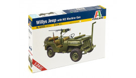 Джип WILLYS JEEP with M2 Machine Gun 1/24 6351 Italeri
