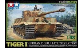 Танк TIGER I german tiger I late production TAMIYA 1/48 32575