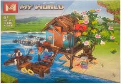 КОНСТРУКТОР Minecraft My World Lake House, 761 ел 6+