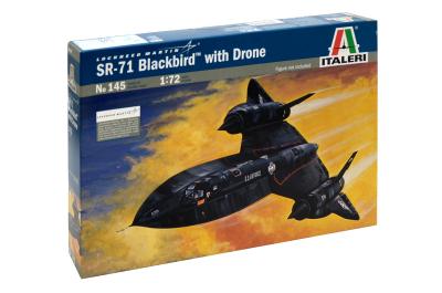 Літак  SR - 71 BLACK BIRD 0145 - SCALA 1/72 Italeri