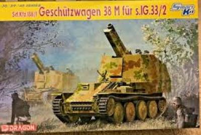 Танк 1/35 Sd.Kfz.138 / 1 Geschutzwagen 38 M мех s.IG.33 / 2 1/35 6429 Dragon