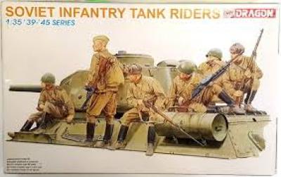 Солдатики Soviet Infantry Tank Riders 1/35 6197 Dragon II WW