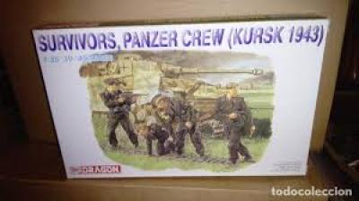 Німецькі танкісти 1/35 Survivors, Panzer Crew (Курск, 1943) 6129 Dragon II WW