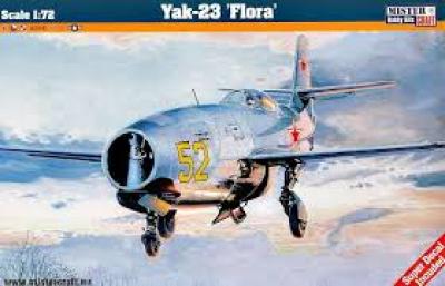 Літак Як-23 "Flora" (Mister Craft D224) 1/72