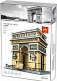 Конструктор 3D. Wange .5223 .Архітектура Тріумфальна арка Париж. Бежовий/Сірий. 1401 дет..6+
