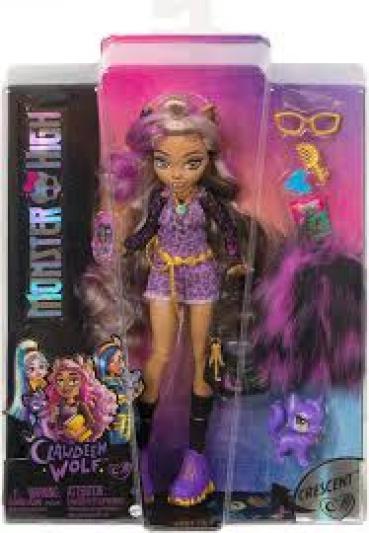 Лялька.Mattel. Monster High. Posable Fashion Doll Clawdeen Wolf, (HHK52.)4+