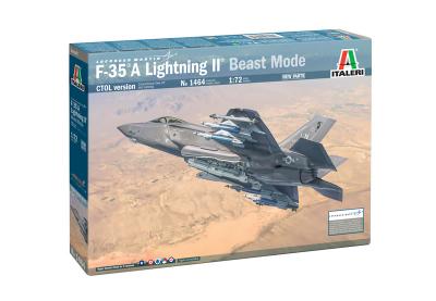 Літак  F-35A LIGHTNING II CTOL версія (Beast Mode) 1464 1/72 Italeri