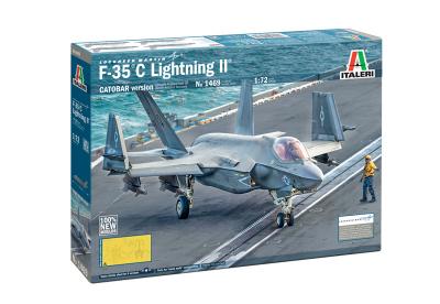 Літак, F-35C, Lightning II «версія CATOBAR»), 1469, 1/72, Italeri