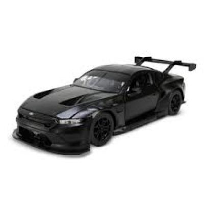 Машинка металева Ford Mustang GT3 (2024) 1:24, світиться, зі звуком, на батарейках, у коробці 24,5х12 см 661293 АвтоПром