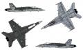 Літак ,016,1/72, F/A 18 Hornet. Italeri